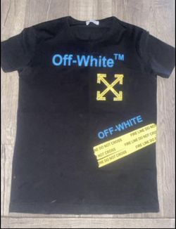 Off-White Fire-Tape Men’s T-Shirt
