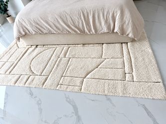Lulu and Georgia Handmade Wool Rug – 6’ x 9’