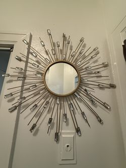 Table With Matching Mirror 