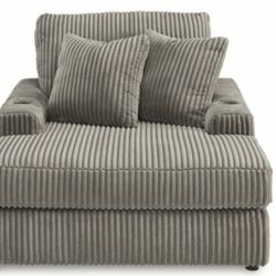 New oversized Black chaise lounge chair