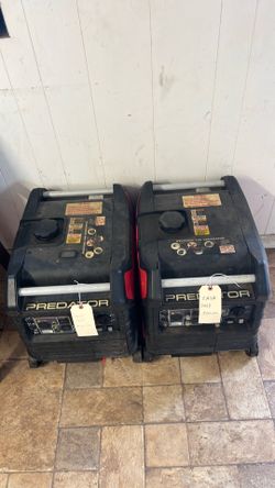 Two predator inverter generators