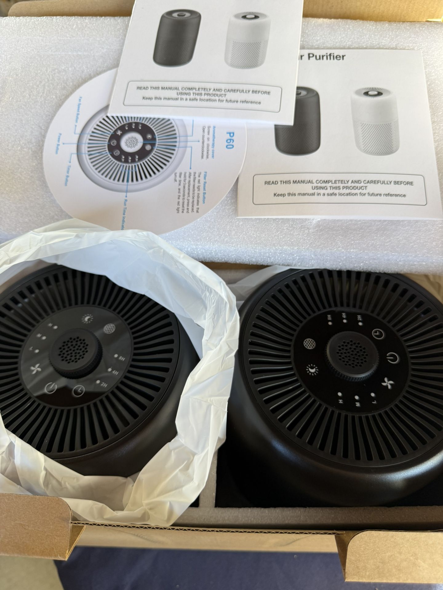 2 Pack Air Purifiers