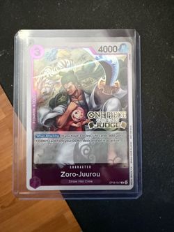 Zoro-Juurou Judge pack Promo card