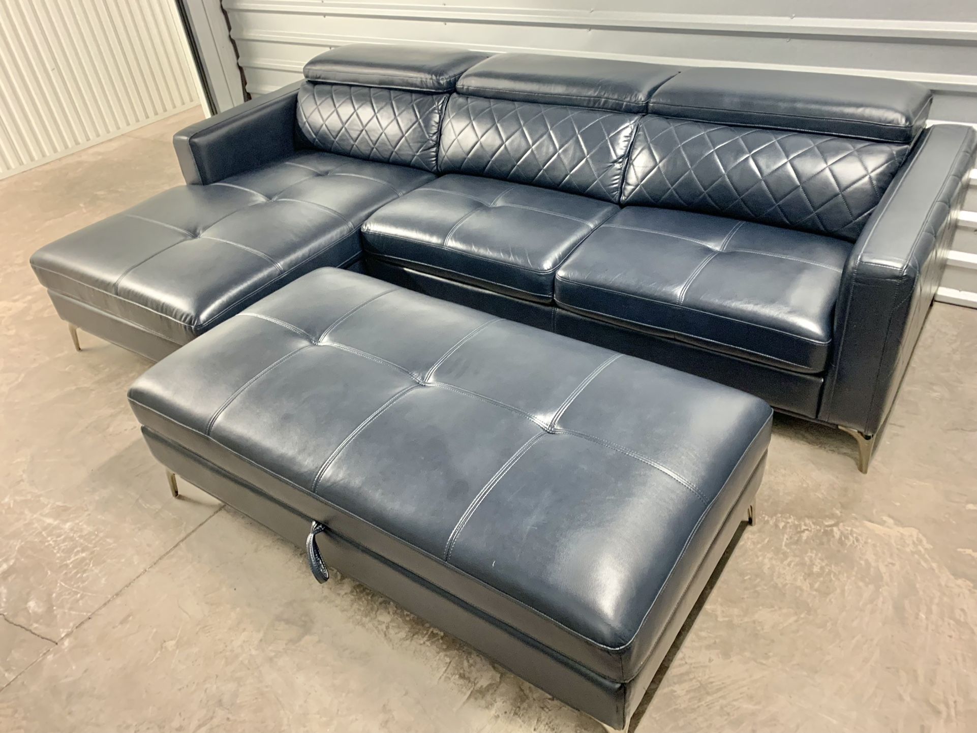 Sofia vergara leather sectional deals