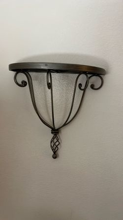 Decorative wall Metal shelf