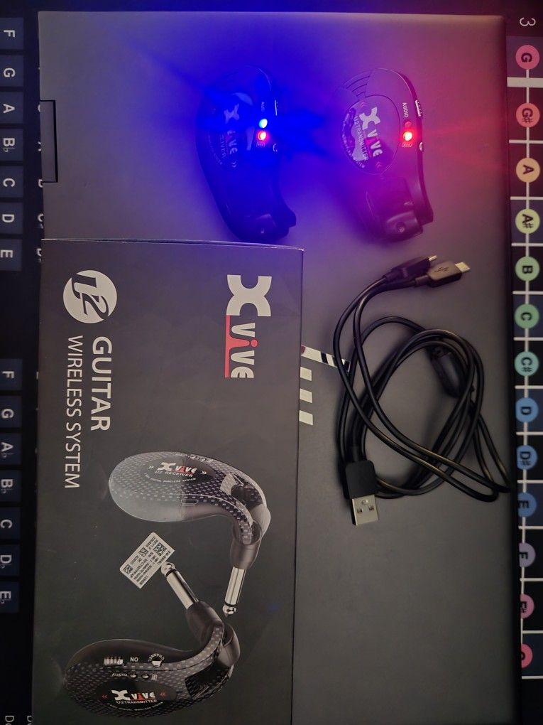 Xvive U2 Wireless Guitar System Rechargeable 2.4GHz