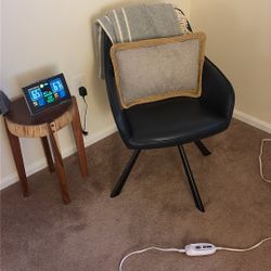 Small Blue chair ( Vegan Leather) 