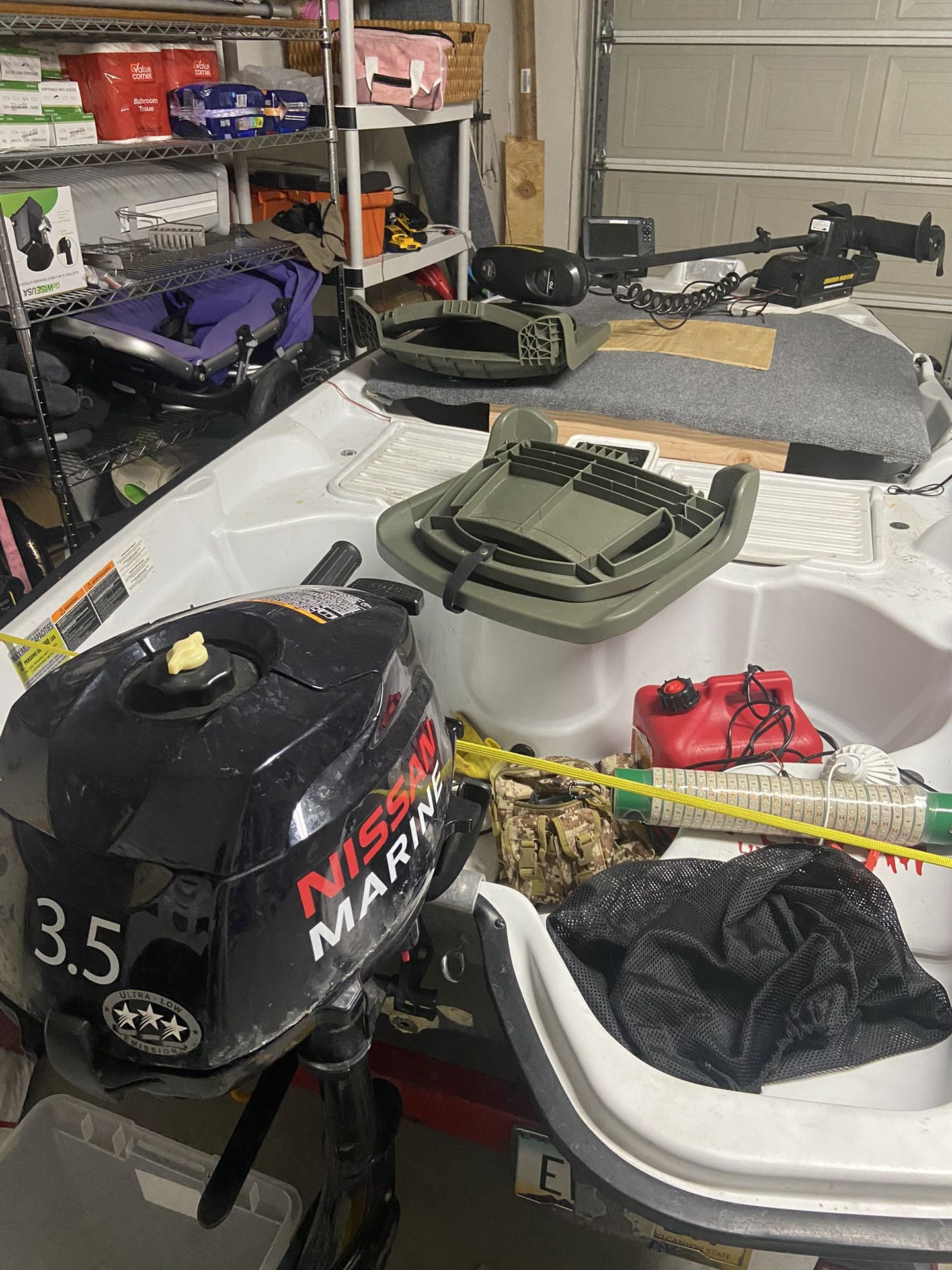 Pelican Predator 10’3” bass boat with full trailer