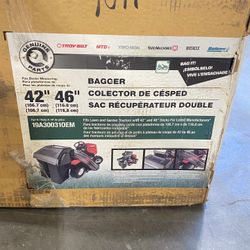 MTD Genuine Parts (19A300310EM) Double Bagger for Riding Lawn Mowers-42- Inch and 46-Inch 