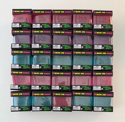LOT of 25 - NeeDoh Nice Ice Baby Cube 1.25" Blue Pink Purple Squeeze Squishy Fidget Toy Viral Kids Gift Fun Pokemom OP Booster Box Packs Set