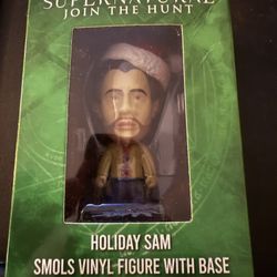 Supernatural Join The Hunt Holiday Sam Smols Vinyl Figure With Base. Brand New.