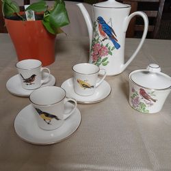 Vintage Porcelain Tea Pot Set