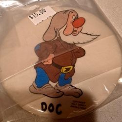 Disney Doc pinback