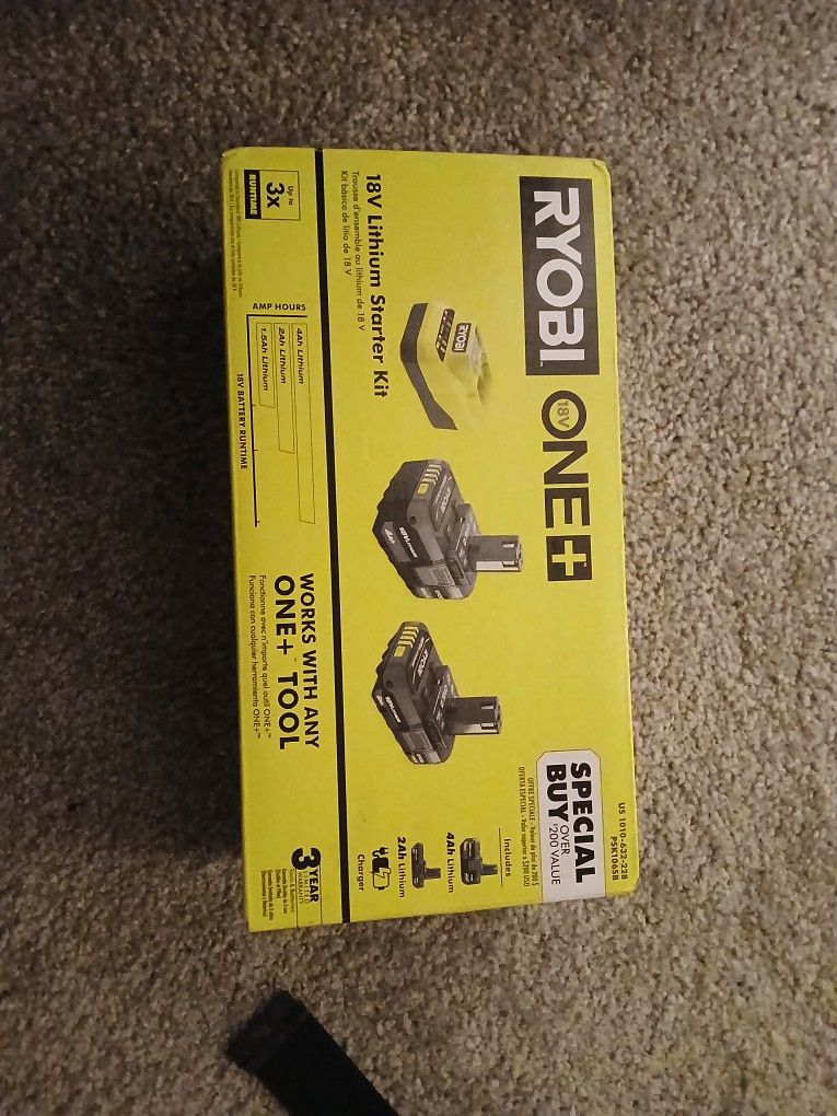 Ryobi Battery Kit
