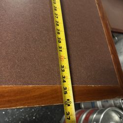 Wooden tables