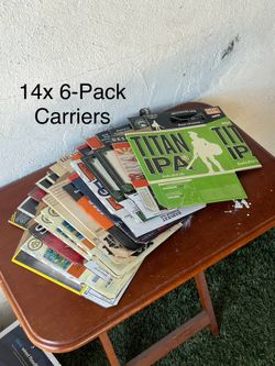 Like New! 14x Beer / Brewery 6-Pack Bottle / Can Man-Cave Carriers - All Different