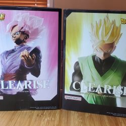 Dragon Ball Z Black Rose Goku And Great Saiyaman Gohan Anime Figures