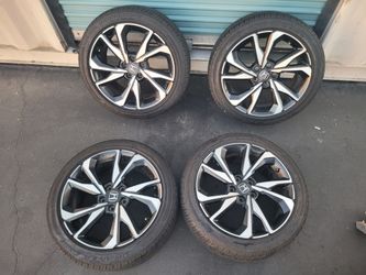 18" Used Rims & Tires Honda civic 18" Rims Honda Accord 18" Honda HR-V llantas Bridgestone usadas en muy excellente estado