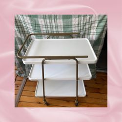 3 Shelf Bar Cart / Plant Stand / 3-tier rolling kitchen cart 