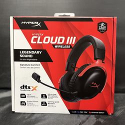 HyperX Cloud III Wireless Gaming Headset | New Sealed
