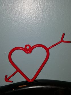 Heart shaped key hooks