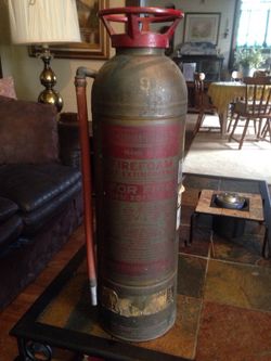 Antique fire extinguisher
