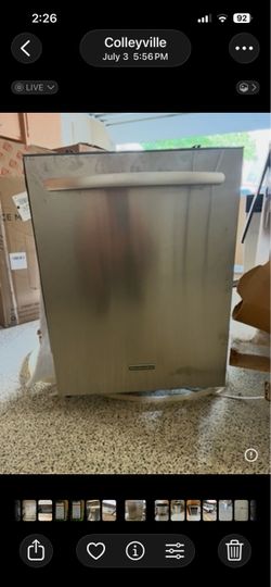 KitchenAid Stainless steel dishwasher for sale