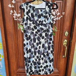 AB Studio Black & White Dress Size 2