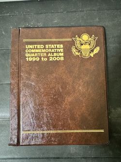 LIKE NEW — United States Commemorative Quarter Album 1999 to 2008