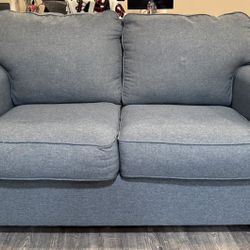 Two Gray Ashley Furniture Loveseats
