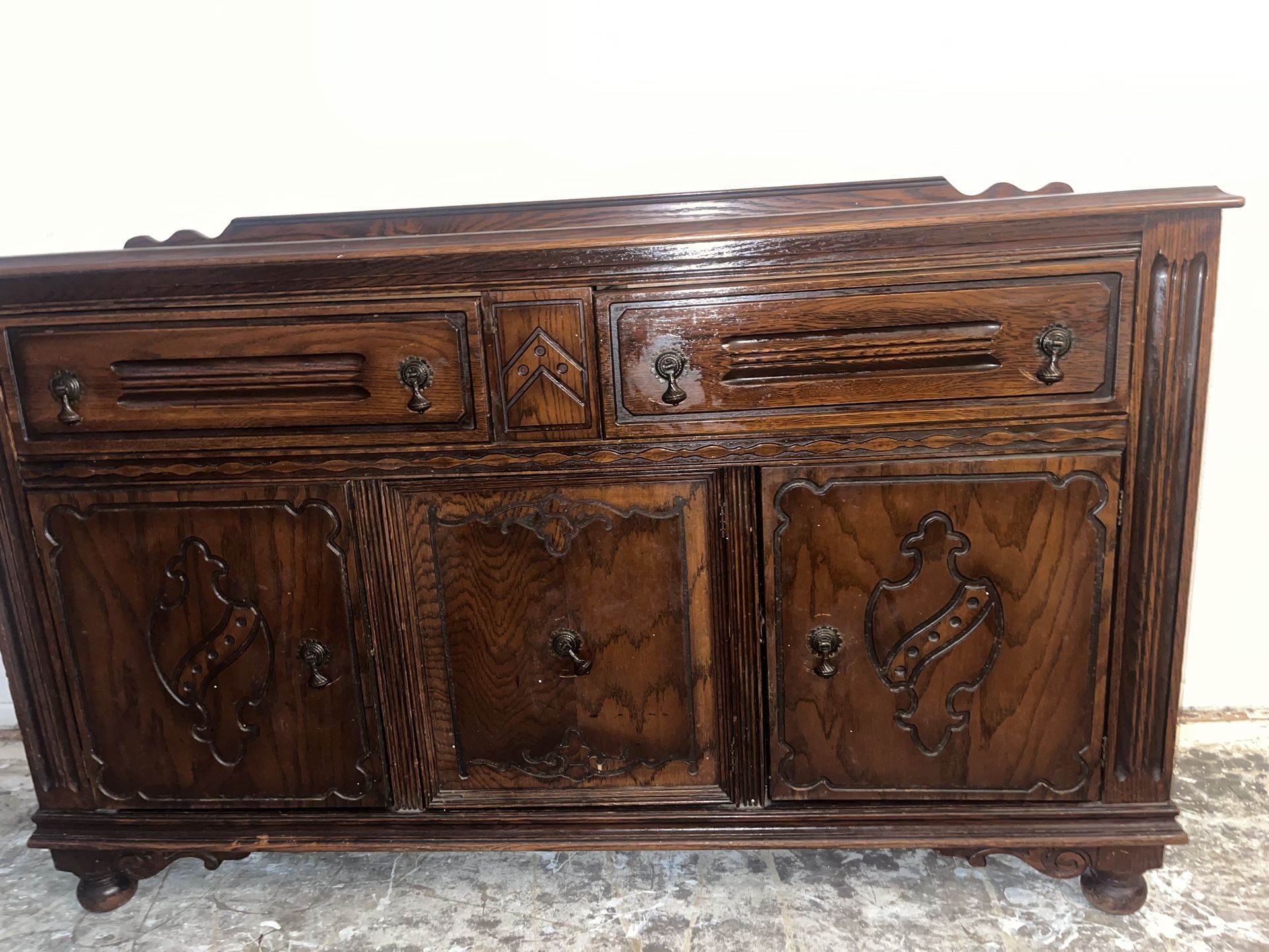Antique Oak Buffet