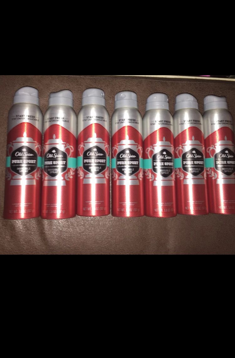 Old Spice deodorant 7 sprays