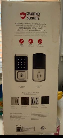 KWIKSET-HALO TOUCHSCREEN SMART LOCK.