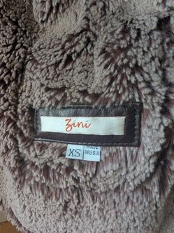 Fabulous Zini Leather / Fur Vest XS $100
