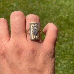 Gold San Judas Ring 