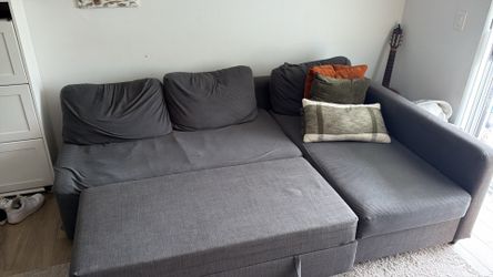 Gray Sectional Sofa with Chaise