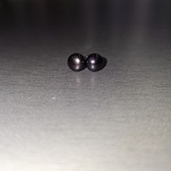 Dark Color Freshwater Pearl Earrings