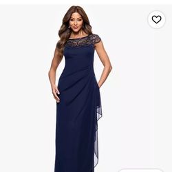 NWT Navy Evening Gown Sz10