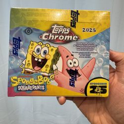 SpongeBob Topps Chrome Hobby Box