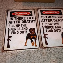 Man Cave Metal Signs