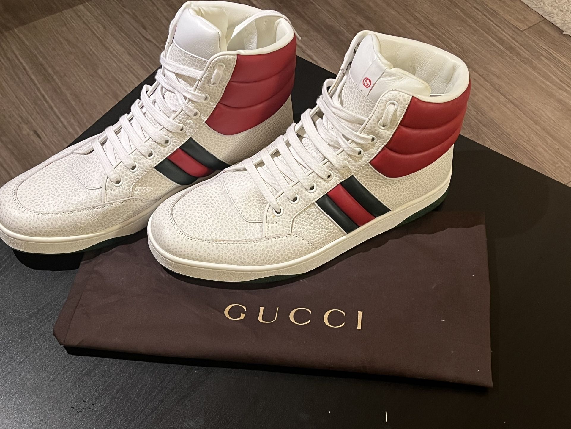 Rare Gucci High Tops Shoes For Sale - Mint Condition