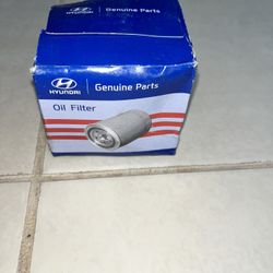 Genuine Hyundai Oil Filter New