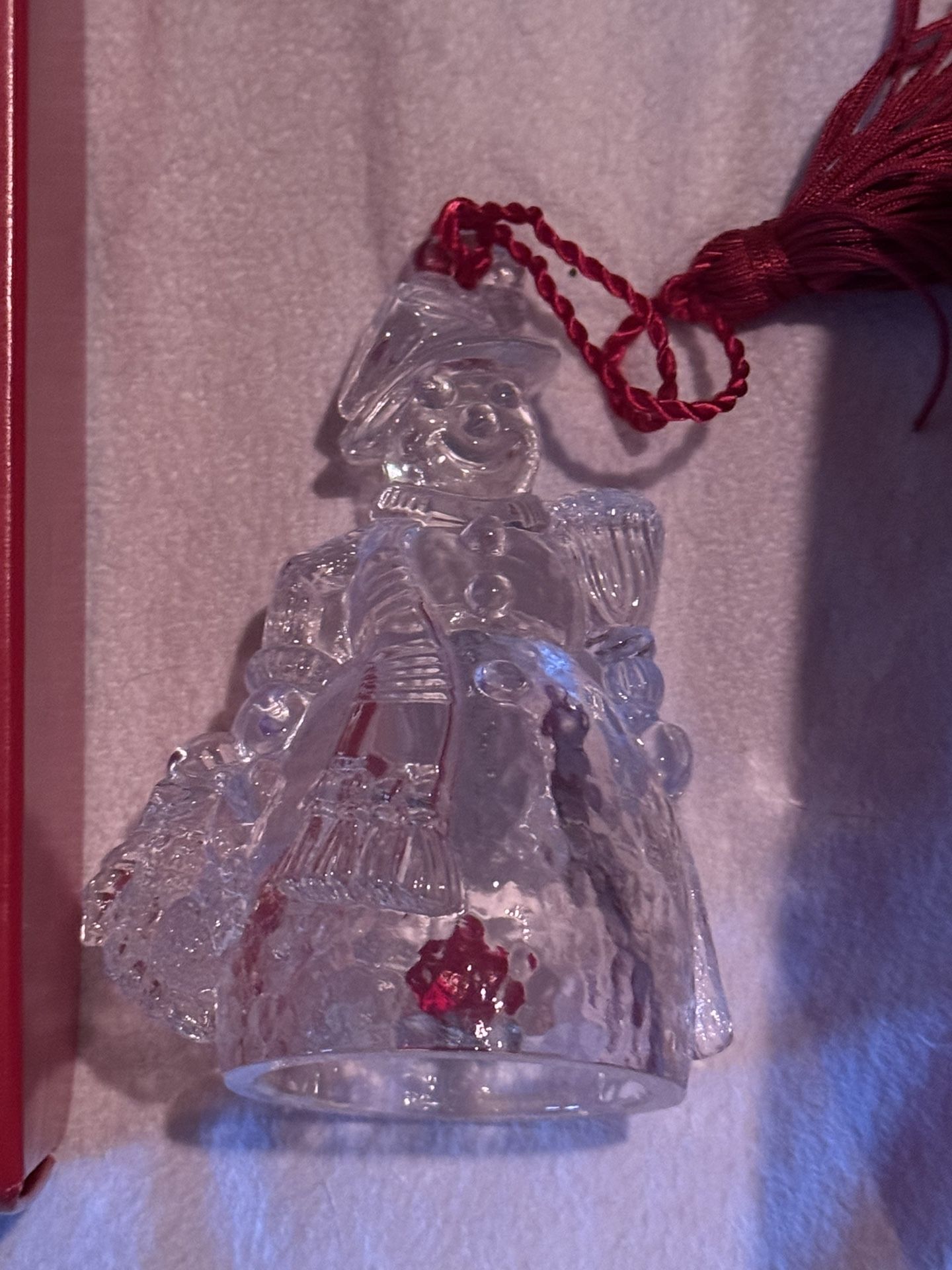 Marquis Waterford Crystal Snowman Ornament