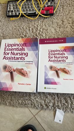 Lippincott Essentials for Nursing Assistants: A Humanistic Approach to Caregiving, 6th Edition is a concise textbook written by Pamela J. Carter