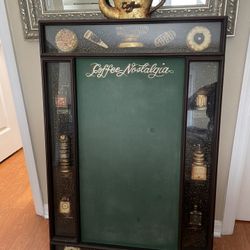COFFEE NOSTALGIA  Chalkboard SIGN