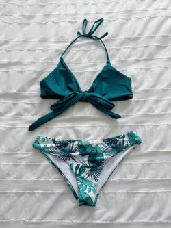 Teal Two Piece Bikini