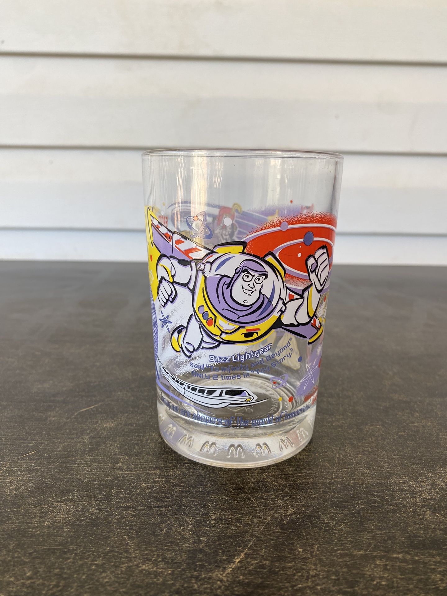 Buzz Lightyear McDonalds Disney Glass 100 Years of Magic Pixar Toy Story Disney