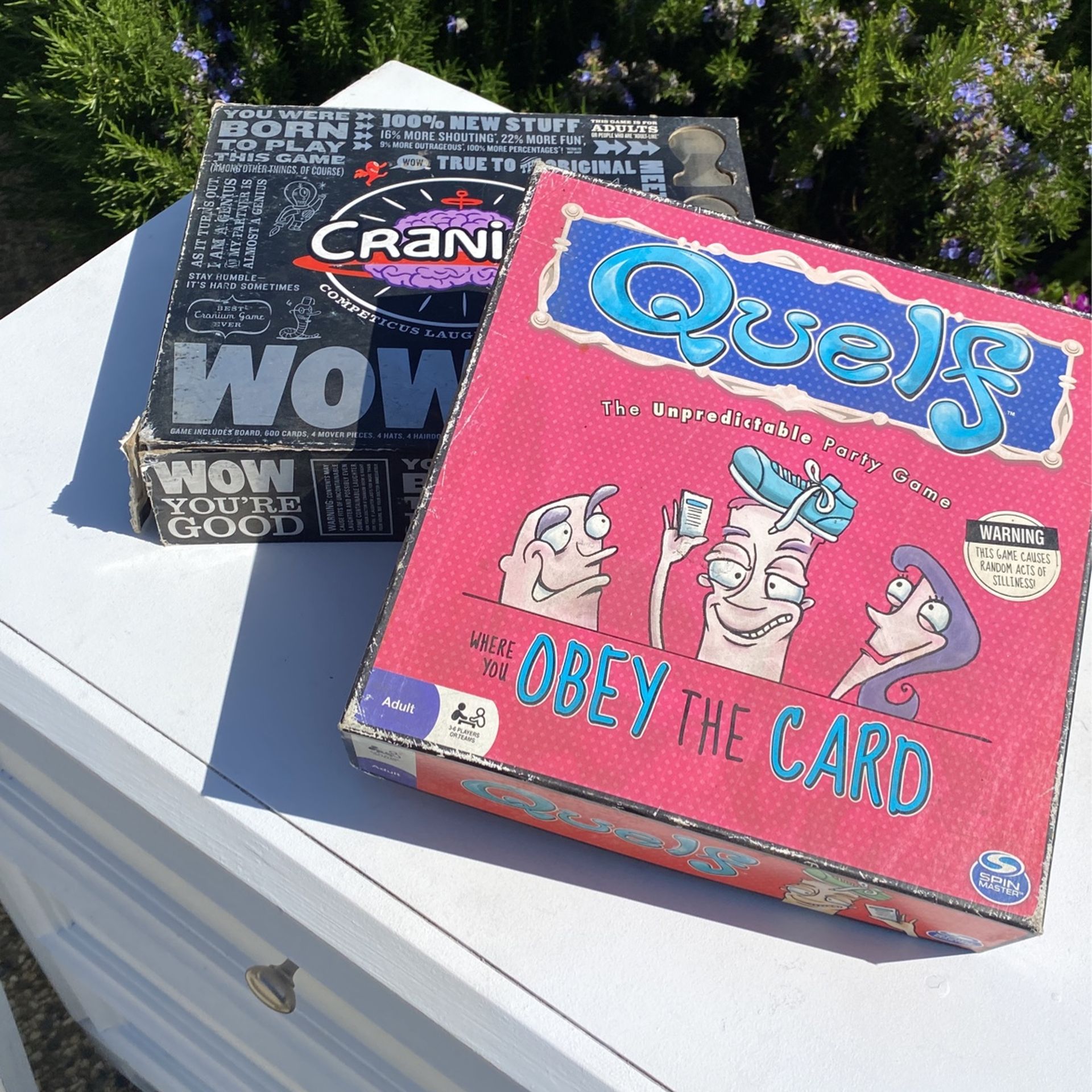 Cranium, Quelf Board Games