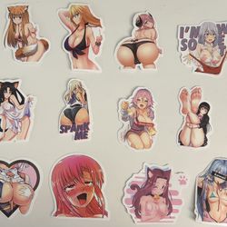 Cute Sexy Anime Girl Stickers