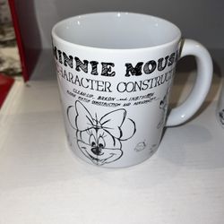 Mickey Mouse & Minnie Mouse Mug Set Character Construction Mug Collectible